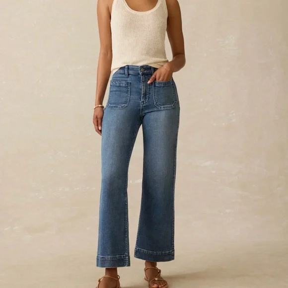 Faherty 5 pocket terry pants - Picture 1 of 4